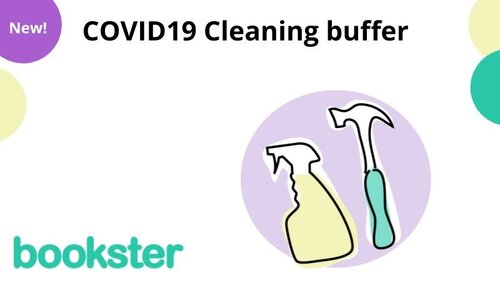 COVID19 Cleaning buffer - Booksters new feature, the Cleaning buffer, designed for property managers who want a safe period, or buffer between guest departures and arrivals.
