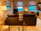 Webstersland 3 - Cozy, open plan living room, dining area and kitchen of Edinburgh holiday home.