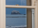Bass rock view from Bonshaw - Watch the light change on the Bass Rock from the sofa in the living room.
