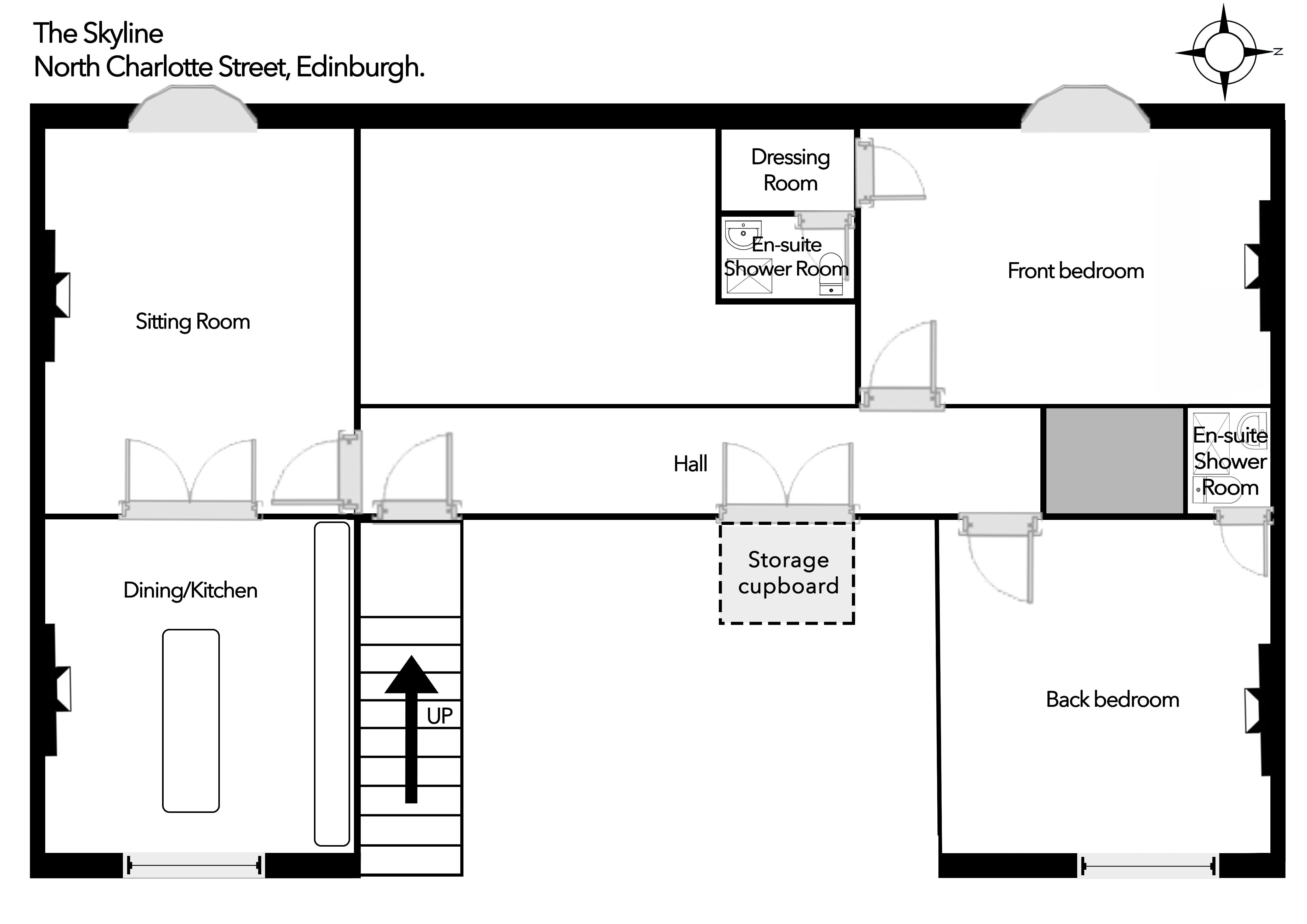 the skyline floor plan - Bedrooms 2
Bathrooms 2
3rd floor