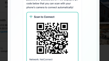 Guest Assistant Screen Grab - A guest asking about the wifi code for the property (© 2025 Bookster)