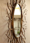 Artistic Mirror in a Self-Catered Home