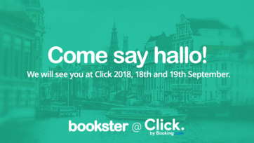 Bookster at Click 2018 - Bookster will attend Booking.com conference, Click.com (© Bookster)