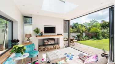Snug with bifold doors, which open out onto the terrace and private garden.
