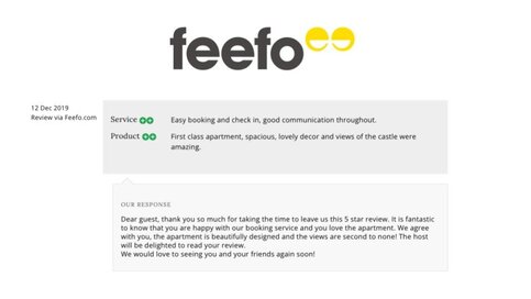 3rd party reviews - Feefo - Automatic connection with Feefo for reviews to be displayed on the website and on Feefo.
