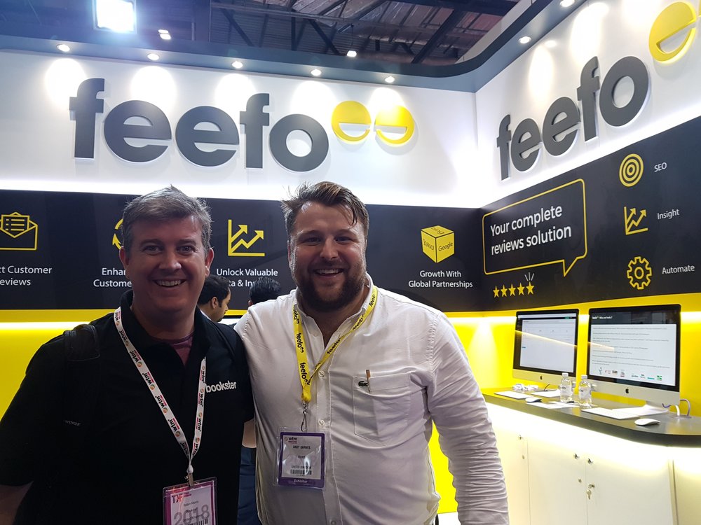 Bookster and Feefo - Bookster and Feefo meeting at WTM 2018 Bookster and Feefo - Bookster and Feefo meeting at WTM 2018