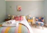 Colourful Double Bedroom in a Holiday Let