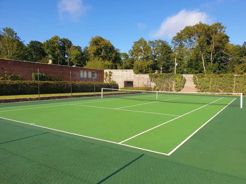 Private Tennis Court Amidst Nature