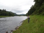Playing a fish in The Burn