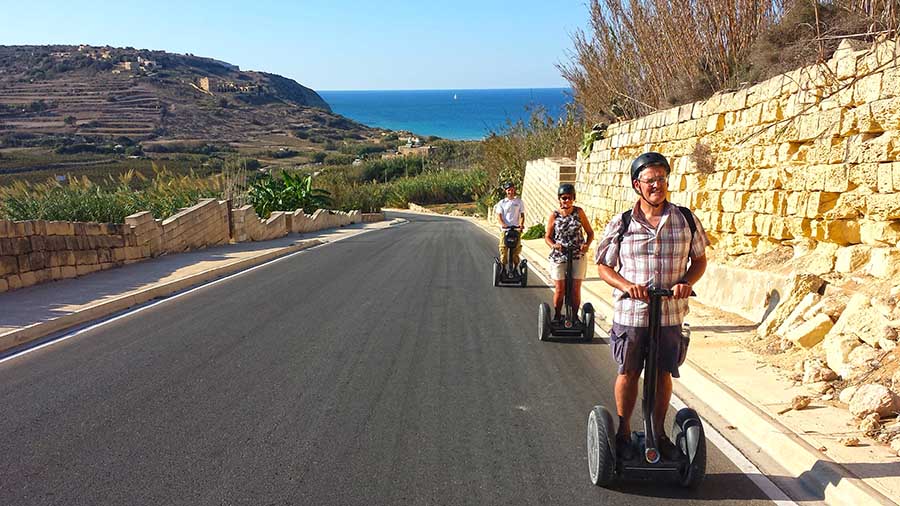 "Segway Around Gozo In Spring"