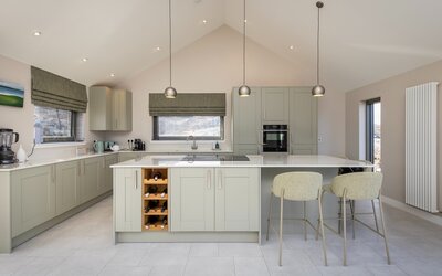 Modern Kitchen in a Self-Catered House - State-of-the-art kitchen equipped with high-spec appliances