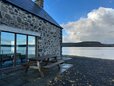 Waterfront Cottage Patio in Rural Scotland