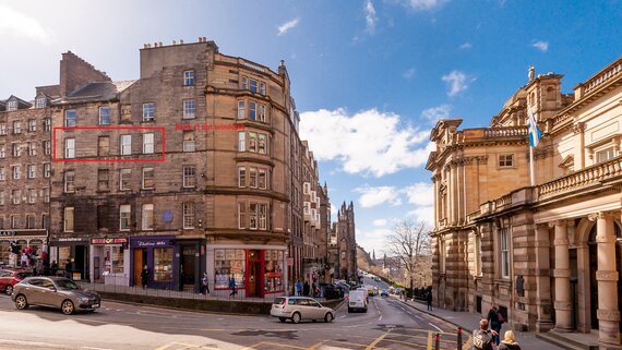 Bank Street apartment - the building