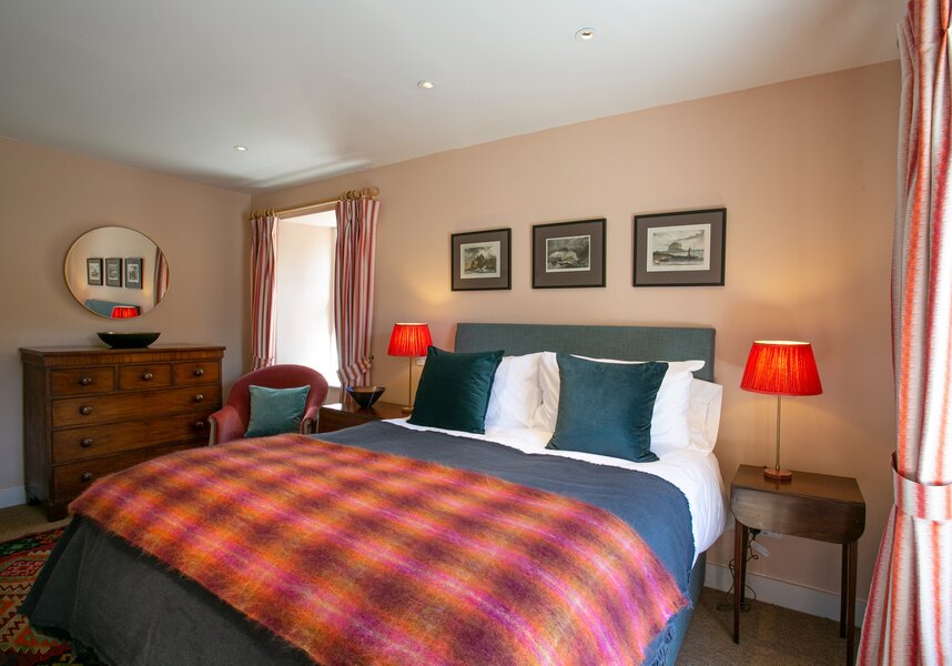 Secluded King Bedroom with Large Windows