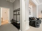 Spacious Hallway in an Edinburgh Rental - A glimpse into the property's welcoming entrance hallway, showing how effortlessly it flows into the main living spaces