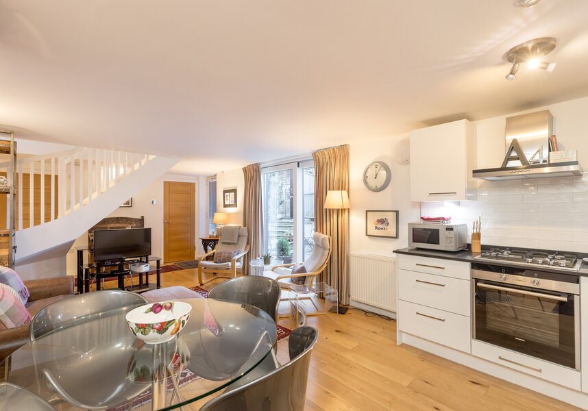 Kitchen and dining area