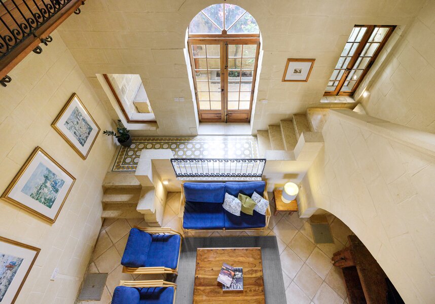Dar tas-Soru living room from above