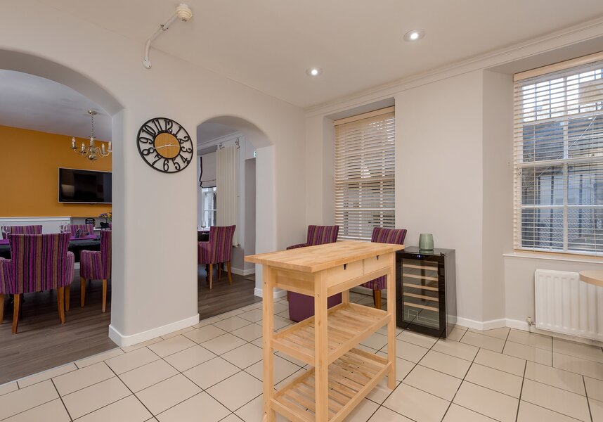 Dining Area in a Corporate Housing