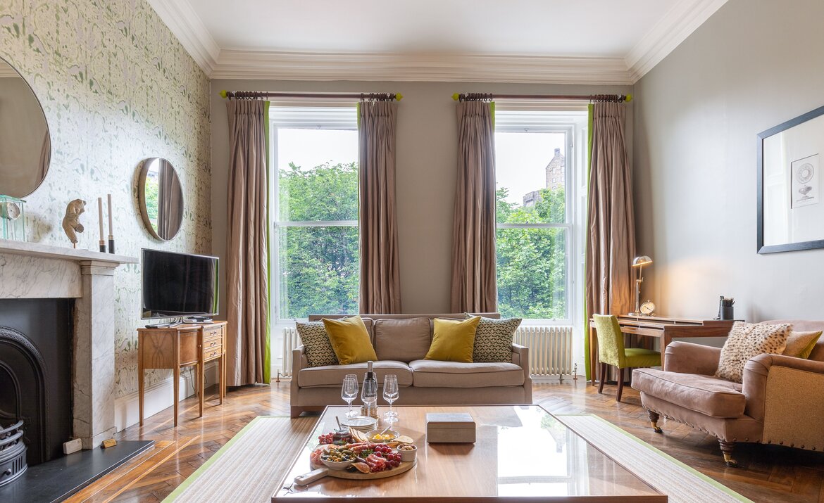 1. Castle View Apartment Living room 6 HERO - The Castle View Apartment Living Room