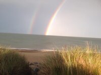 Rainbow over the sea, Eccles Norfolk
