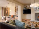 Living Area - Contemporary open plan living area in self catered accommodation in North Berwick.