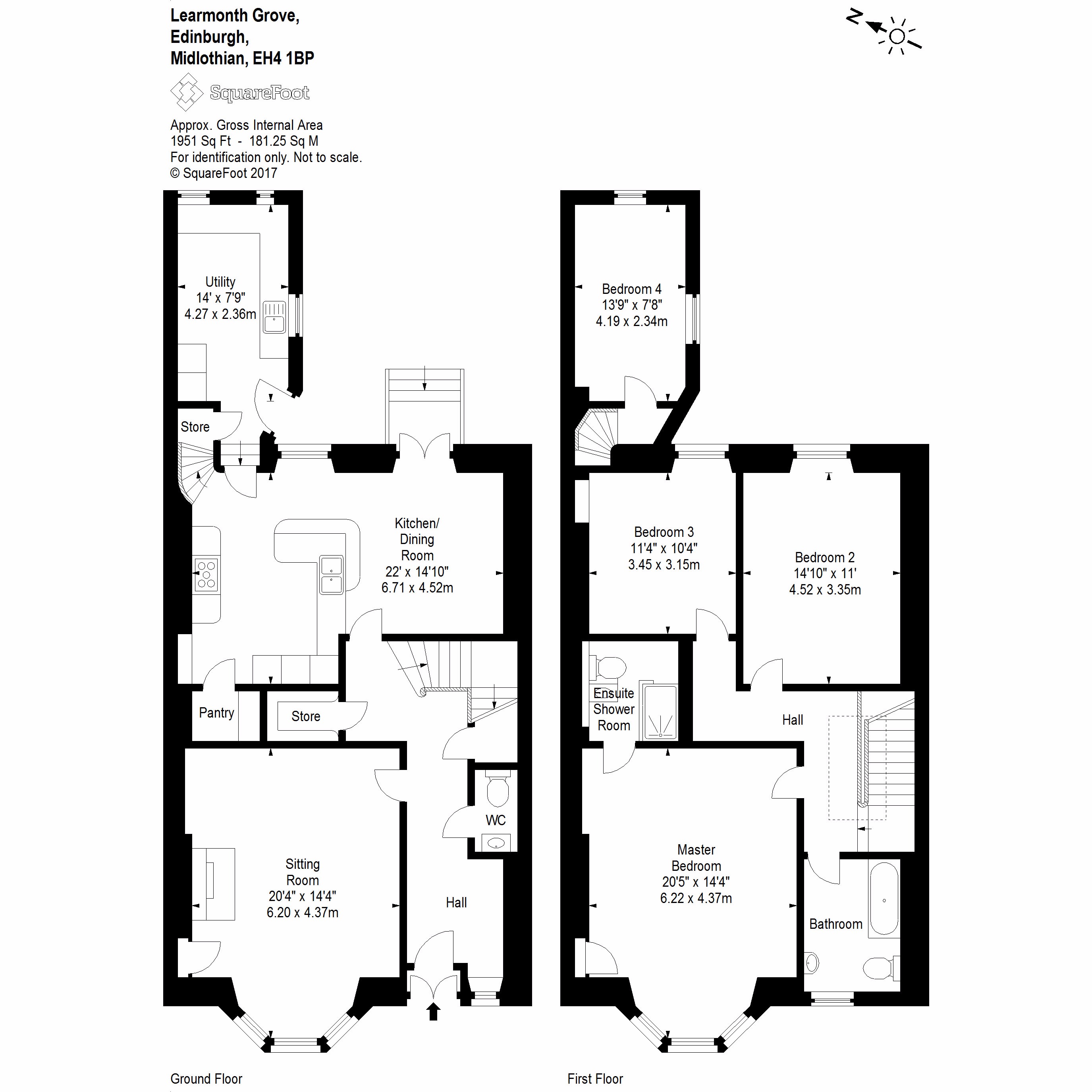 The Victorian Townhouse Floor Plan - Bedrooms 4
Bathrooms 2
Ground Floor