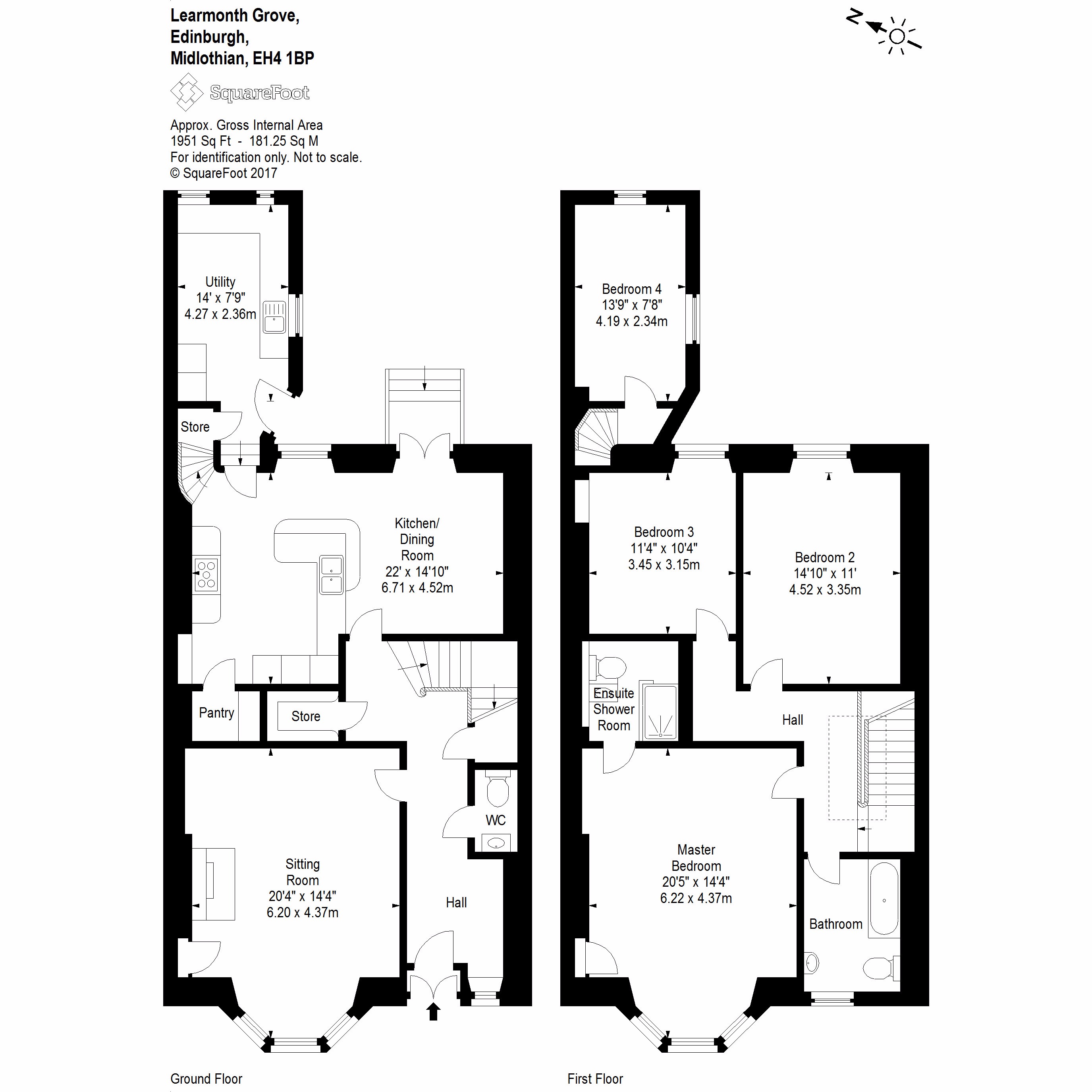 Floor Plan Of The Townhouse Stockbridge Edinburgh Lothian Scotland 