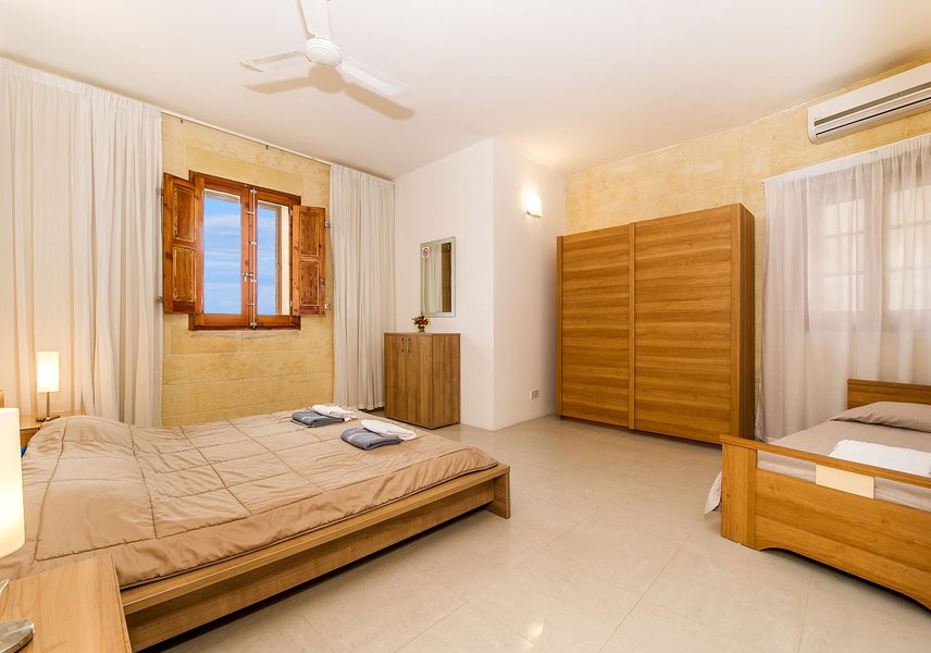 Bedroom in the Gozo villa