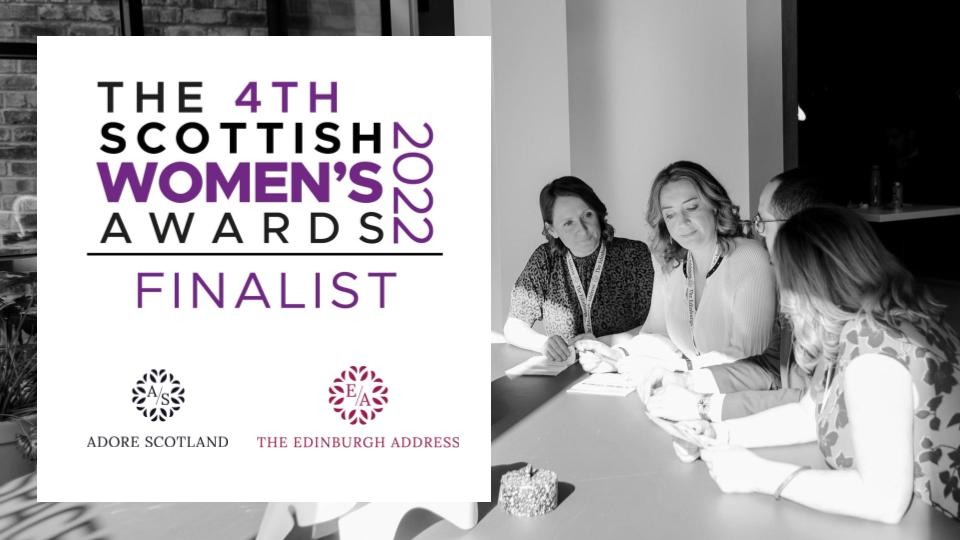 The Scottish Women's Awards - Anna Morris with her team for The Edinburgh Address and Adore Scotland prepare material for The 4th Scottish Women's Awards.