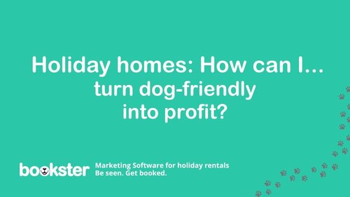 Earn profit from attract a dog-friendly guest - Text reads "How can I turn dog-friendly into profit?" Earn profit from attract a dog-friendly guest - Text reads "How can I turn dog-friendly into profit?"