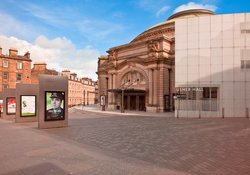 Bustling Outdoor Area in Scotland