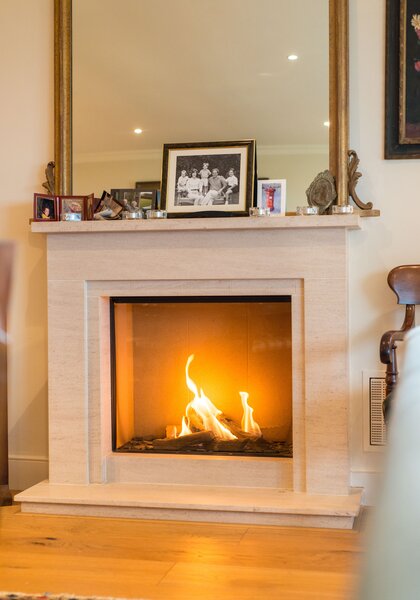 Broadsands View - fire place