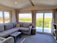 Lounge leading to patio