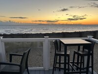 Sunset from Patio Seating Area