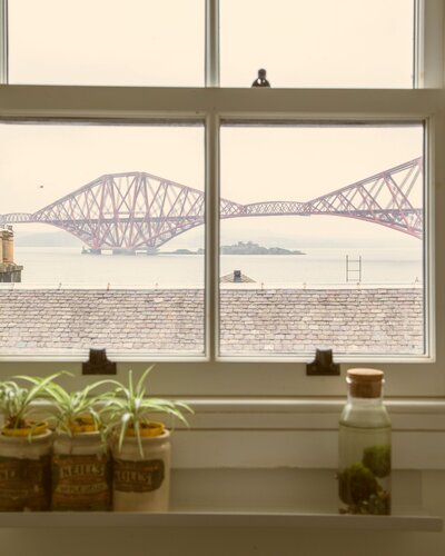Holiday Rental in Rural Scotland - Stunning views over Forth Bridge