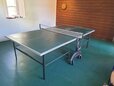 Table tennis in games room