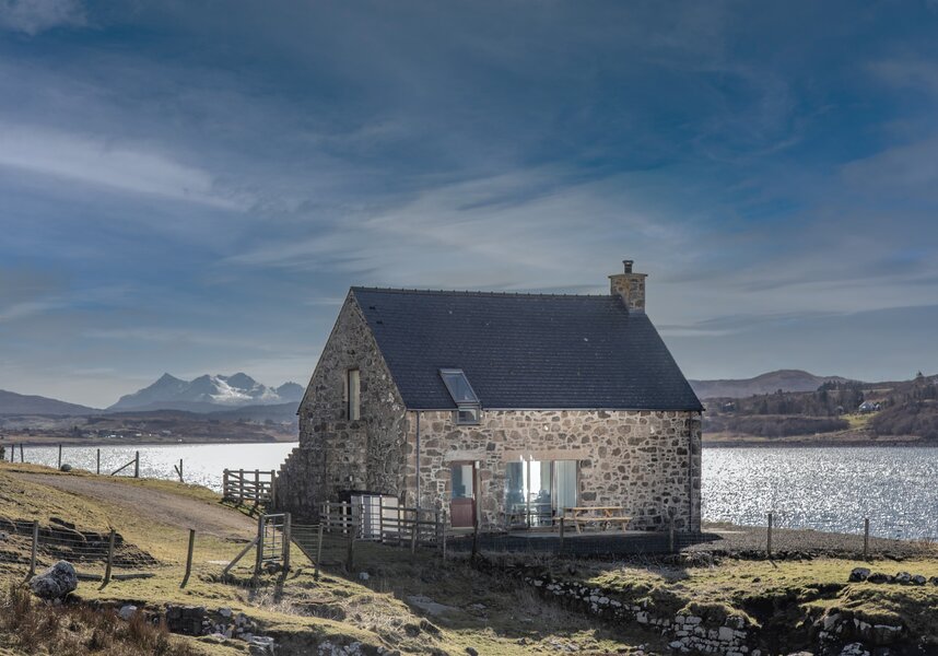 Exterior View of a Holiday Let in  Scotland