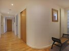 Hall - Stylish hall featuring curved walls in Edinburgh holiday home.