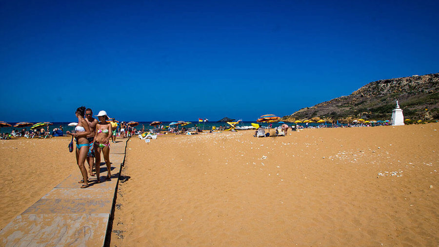 "Ramla Bay Beach Gozo"