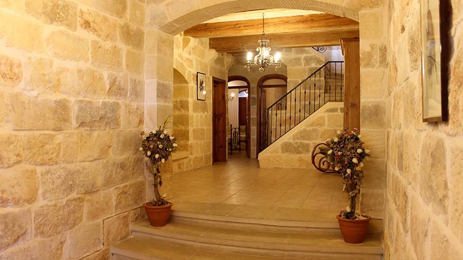 "Gozo Villa Thick Interior Walls"