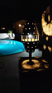 night over the pool