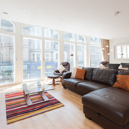 Modern and spacious living room
