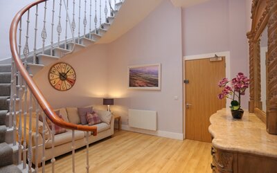 1V7A9362 - Beautiful staircase in Edinburgh apartment.