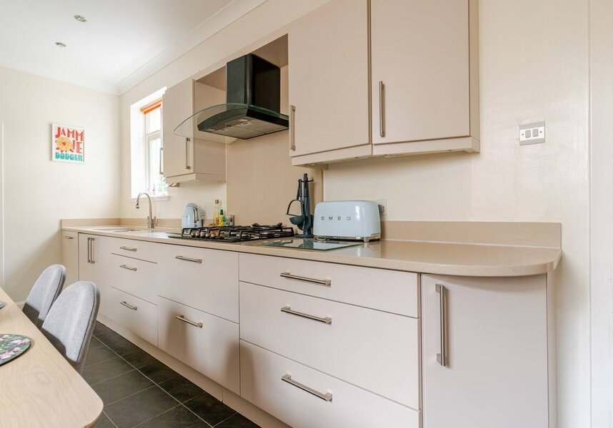 Spacious Kitchen in a Corporate Retreat