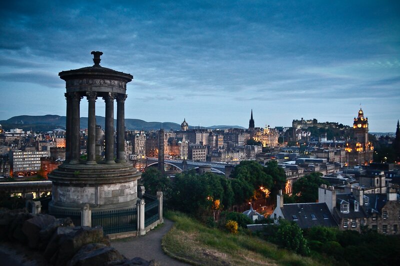 Edinburgh from Calton Hill (© Peter Cordes on Unsplash)