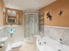 York Place Residence-12 - Ensuite bathroom with bath and separate shower