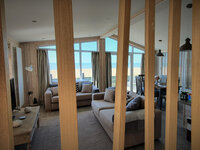 View to the living room in the Sunset Lodge