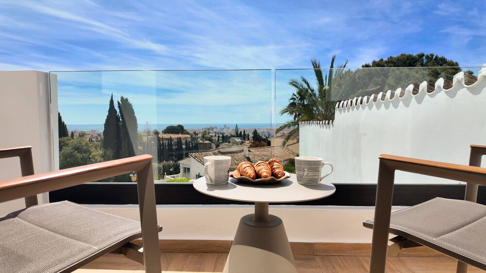 Scenic Balcony Breakfast View