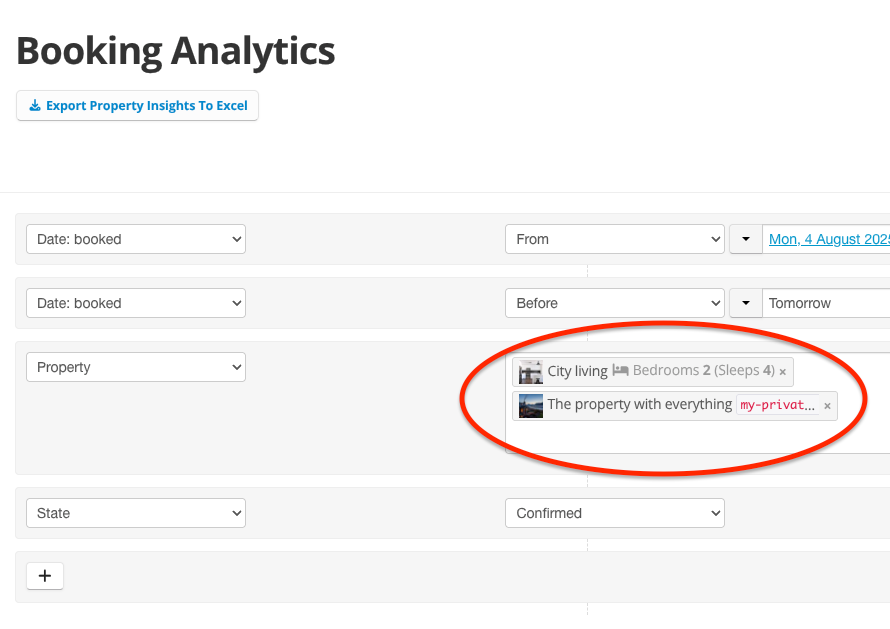 Property Searching in Bookster - Searching for bookings against multiple properties is now easier in Bookster (© 2026 Bookster) Property Searching in Bookster - Searching for bookings against multiple properties is now easier in Bookster (© 2026 Bookster)