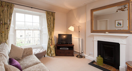 Hart Street Apartment-18 - Family living room in luxury Edinburgh holiday let